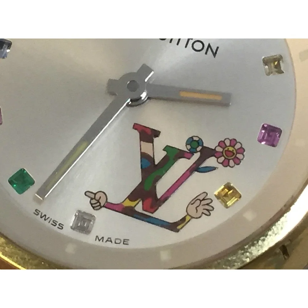 Louis Vuitton Multicolore Watch Tambour Takashi Murakami Monogram LV Vintage - Picture 9 of 16